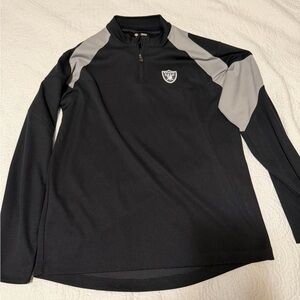 NFL Raiders Quarter-Zip Pullover
